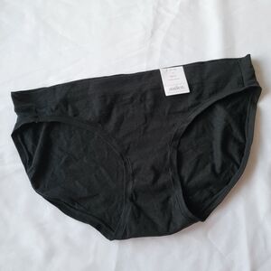 NWT Black Bikini Panties Cotton Blend | Auden
